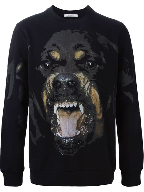 givenchy rottweiler print sweatshirt